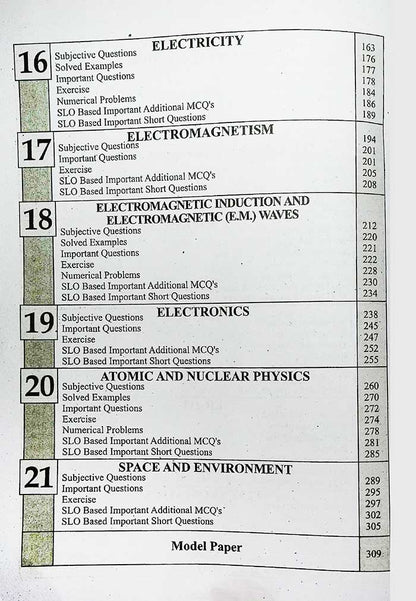 Alif Key Stone Physics Notes for 10th Class By Muhammad Abbas Bhatti - MKG