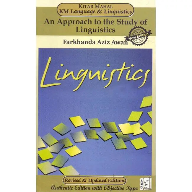 An Approach to the Study of Linguistics Book by Farkhanda Aziz Awan Multan Kitab Ghar