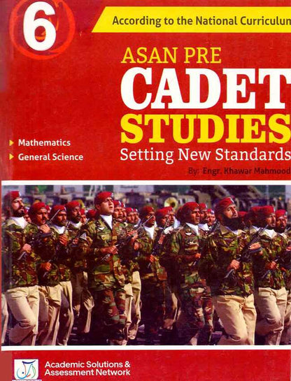 Asan Pre Cadet Studies Book For Class 6th By Khawar Mahmood Multan Kitab Ghar