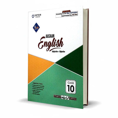 Captain Aasaan English Class 10 Subjective + Objective Guide