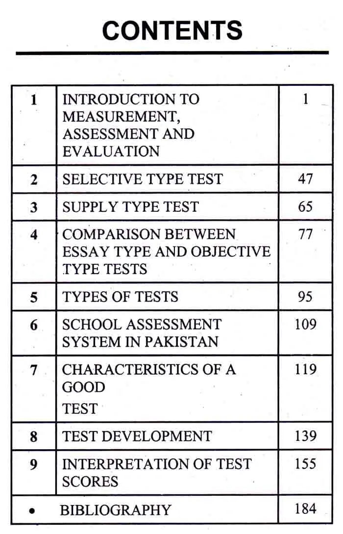 Assessment in Education book by Majeed book depot Multan Kitab Ghar