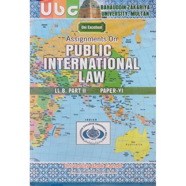 Assignments On Public International Law Book For LLB Part 2 Paper 6 By Khurram Amir