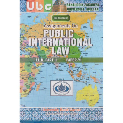 Assignments On Public International Law Book For LLB Part 2 Paper 6 By Khurram Amir