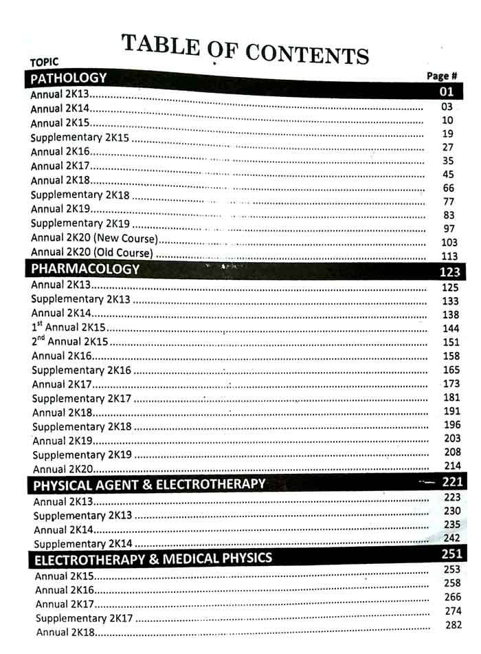 Assistance Key to UOS 2014-2021 Book for 3rd Year DPT Student Solved University Papers 5th Ed. 2021-22 By Dr. Abdullah Akhtar Dr. Abdullah Akhtar