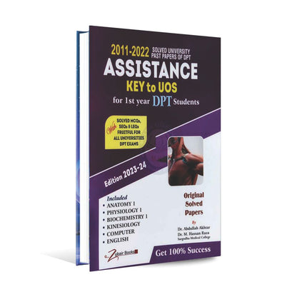 Assistance Key to UOS Book For 1st Year DPT Students 7th Edition By Dr. M. Hassan Raza