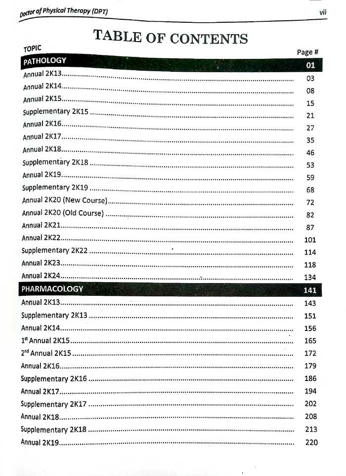 Assistance Key to UOS 2014-2021 Book for 3rd Year DPT Student Solved University Papers 5th Ed. 2021-22 By Dr. Abdullah Akhtar 1