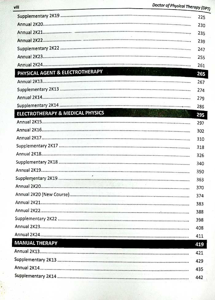Assistance Key to UOS 2014-2021 Book for 3rd Year DPT Student Solved University Papers 5th Ed. 2021-22 By Dr. Abdullah Akhtar 2