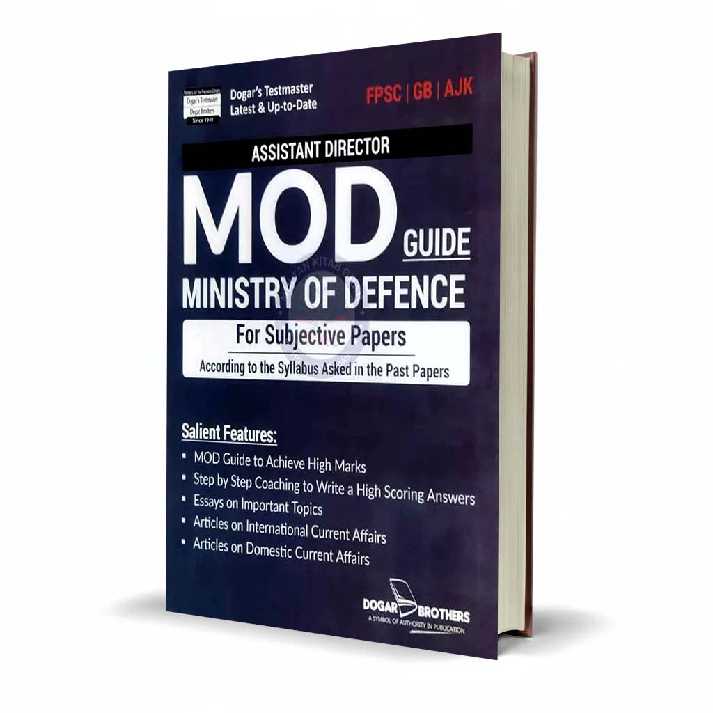 Assistant Director Ministry of Defence Guide for Subjective Paper by Dogar Testmaster