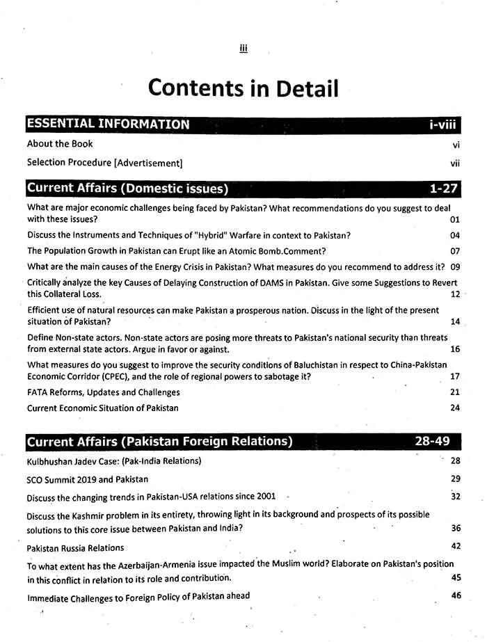 Dogar Pypar Assistant Director Ministry of Defence Guide for Subjective Paper- MKG ...