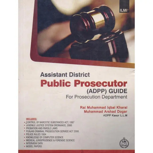 Assistant District Public Prosecutor Guide Book By Rai Iqbal Multan Kitab Ghar