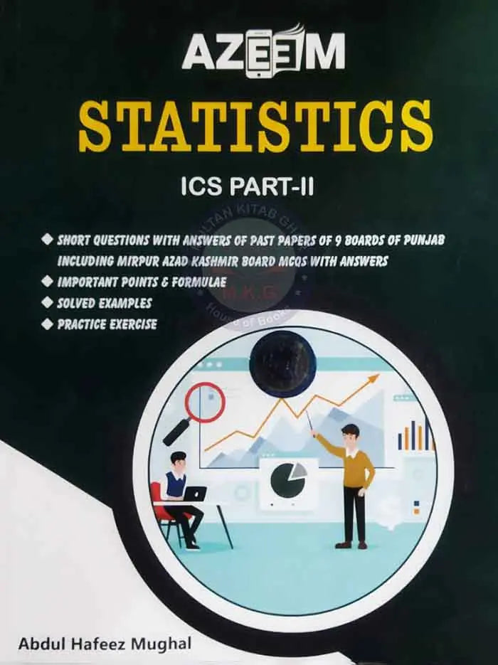 Azeem Statistics for I.cs Part-II By Abdul Hafeez Mughal Multan Kitab Ghar