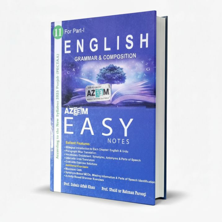 Azeem Easy Notes English Grammar & Composition for Part-I by Subair Aftab Khan MKG