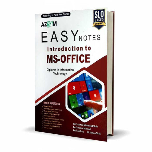 Azeem Easy Notes Introduction to MS-Office | PBTE New Course DIT