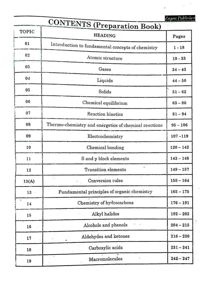 MDCAT Chemistry Preparation Practice Book By Fazal Raheem Multan Kitab Ghar