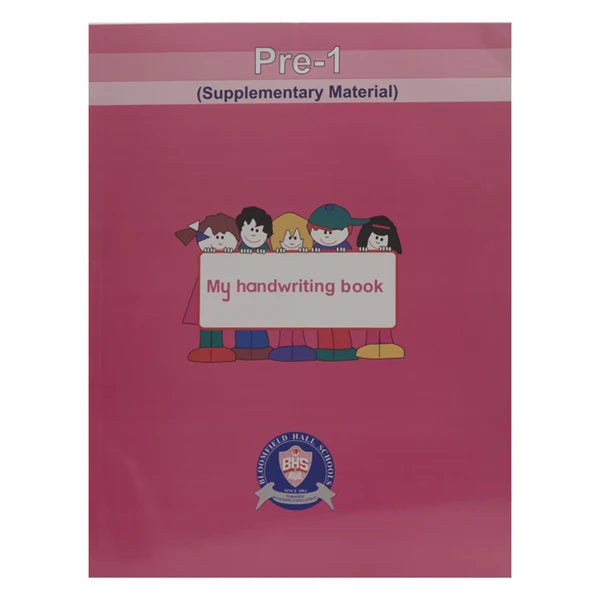 BHS My Handwriting Book Pre-1 | English Handwriting Practice for Kids