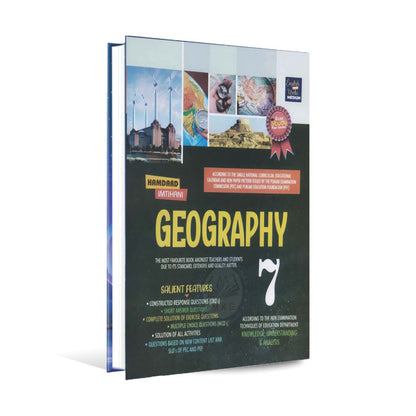 Hamdard Imtihani Geography Notes/ Key Book for Class 7th Solve Text Book in Urdu English Medium Multan Kitab Ghar