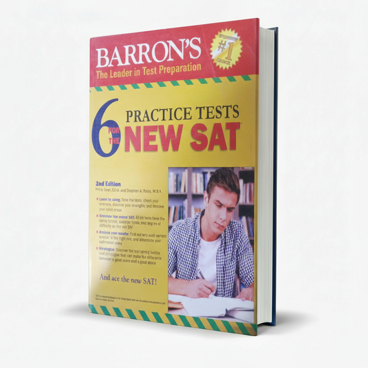 Barron’s 6 Practice Tests for the New SAT (2nd Edition) by Philip Geer MKG