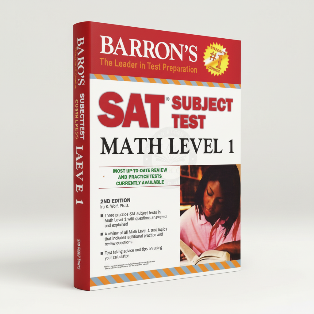 Barrons SAT Subject Test Math Level 1 Book By Ira K. Wolf - MKG