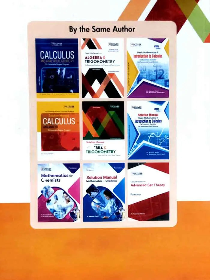 Basic Mathematics 1 Solution Manual Book by Dr. Nauman khalid Multan Kitab Ghar