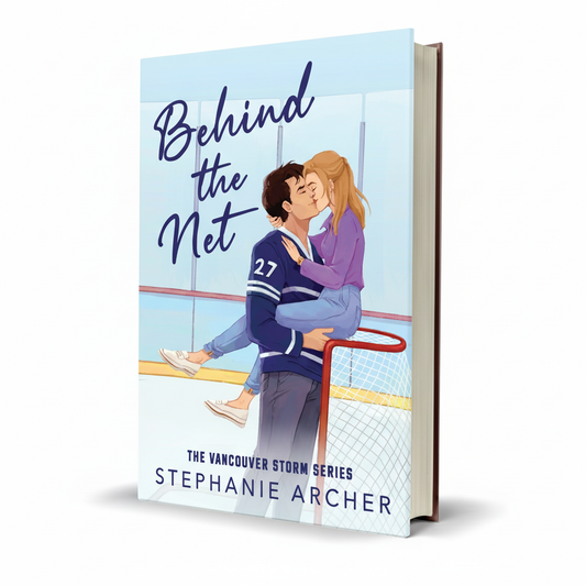 Behind the Net by Stephanie Archer – Sports Romance Novel - Wifi Book Store