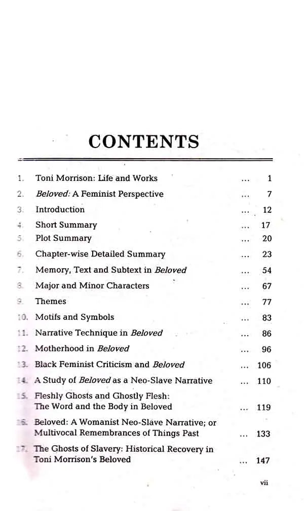 Beloved Book for MA English by Toni Morrison – Published by Famous Multan Kitab Ghar