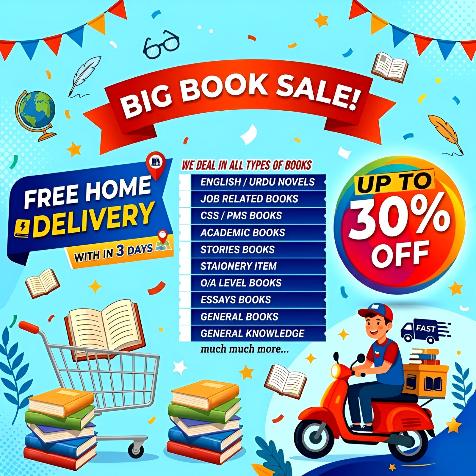 Big_book_Sale_offer_30_Off_with_Free_Shipping_on_all_product_Multan_Kitab_Ghar