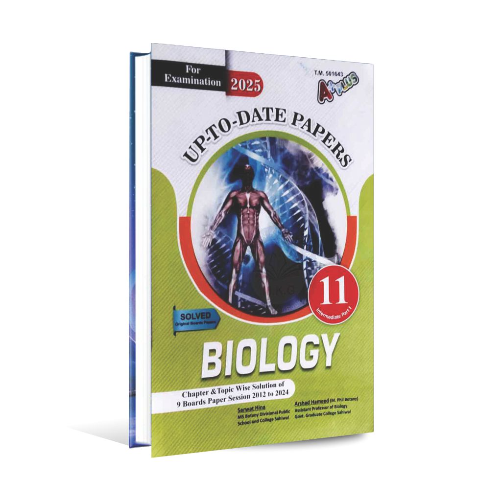 A Plus Biology up to date papers for Class 11 by Sarwat Hina Multan Kitab Ghar