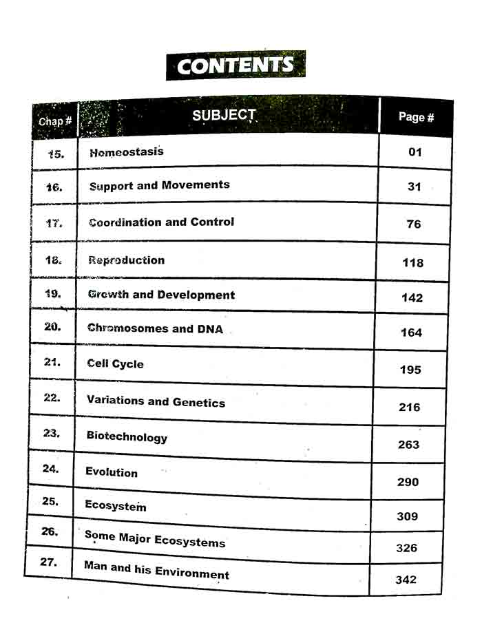 WAK Series Biology Class 12 for All Punjab AJK Boards By Prof. Dr. Shahzad Waheed Multan Kitab Ghar