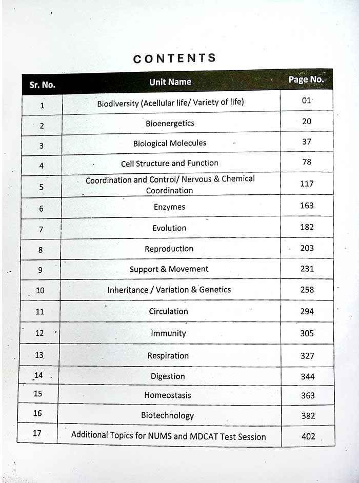 Biology MDCAT Book by Dr. Muhammad Sohail | Medisuccess Quick Revision Guide
