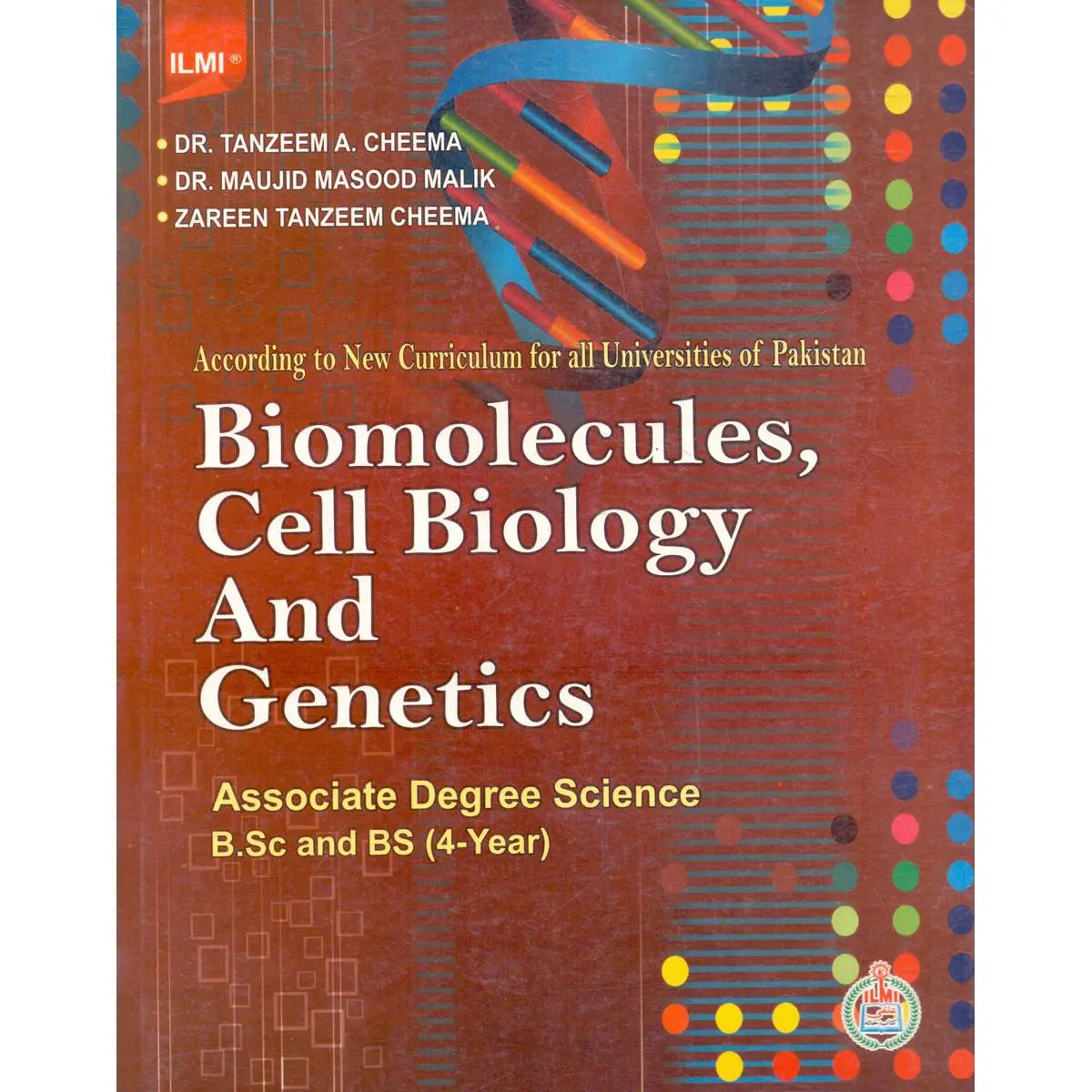 Biomolecules Cell Biology and Genetics Book For Bsc By Zareen Tanzeem Cheema Multan Kitab Ghar