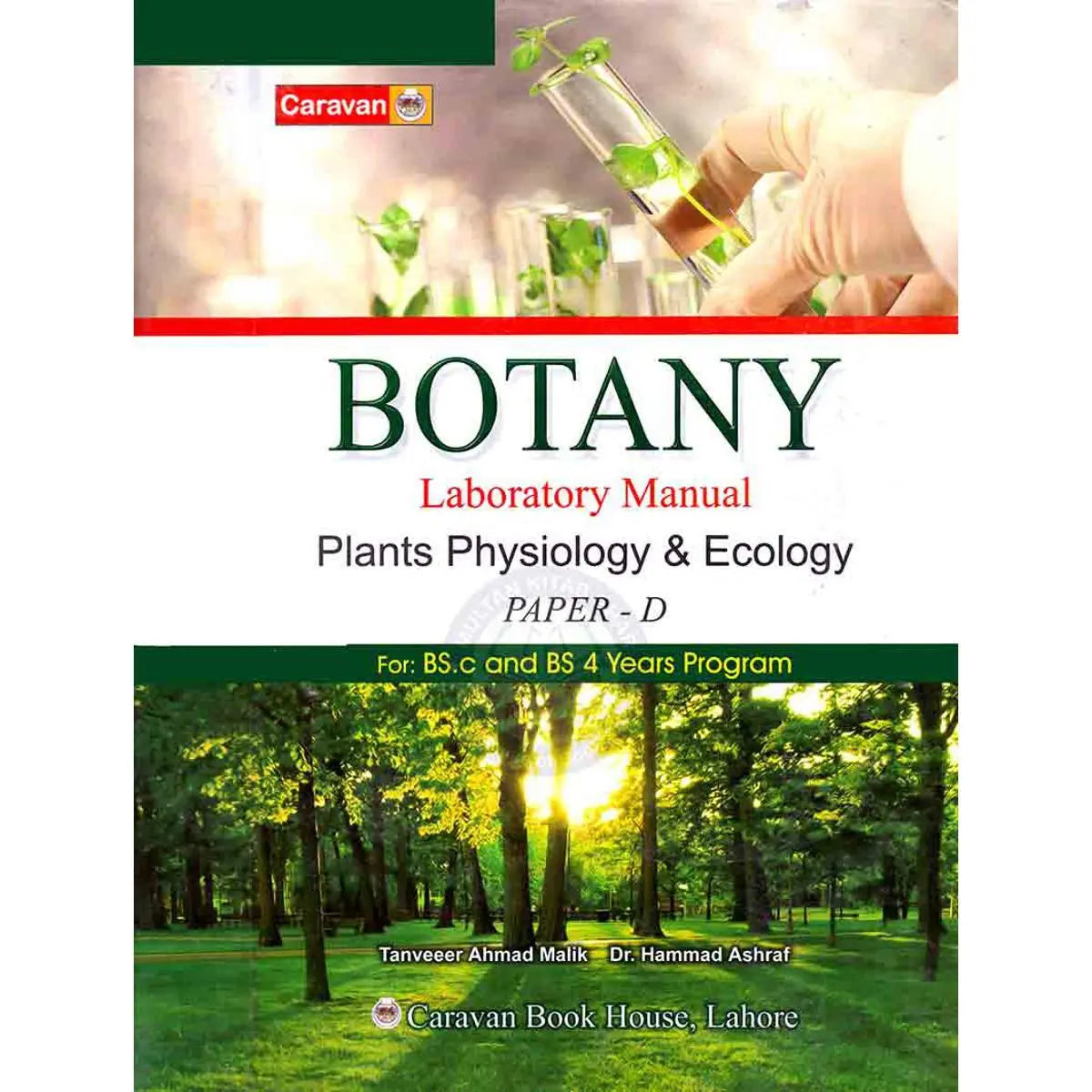 Botany Laboratory Manual Book Paper -D For B.sc By Tanveer Ahmed