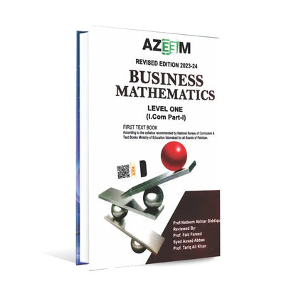 Business Mathematics Book For I.Com Part 1 By Nadeem Akhtar Multan Kitab Ghar