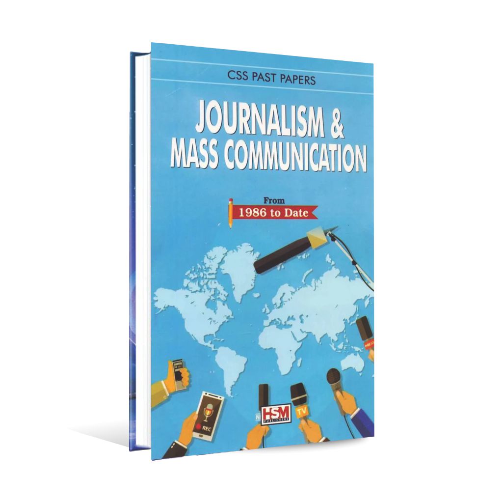 CSS Past Papers Journalism and Mass Communication Book from 1986 By HSM Publishers Multan Kitab Ghar