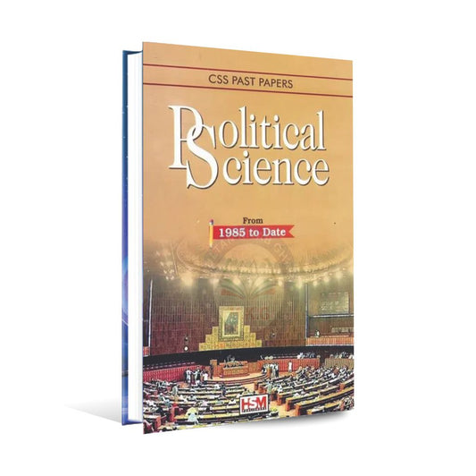 CSS Past Papers Political Science Book From 1985 to Date By HSM Publishers Multan Kitab Ghar