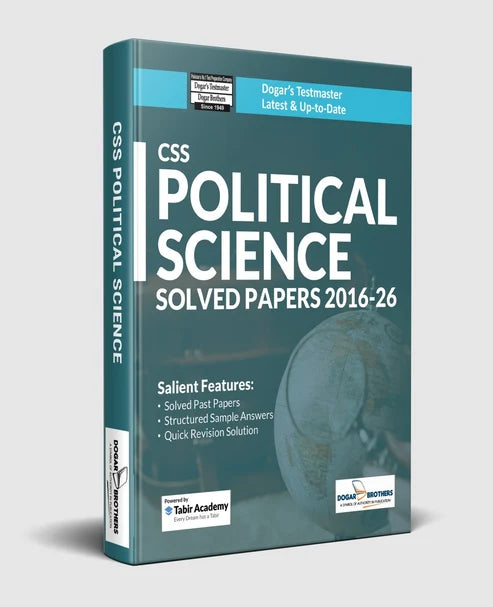 CSS Political Science Solved Papers 2016-26 – Dogar Brothers Latest