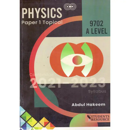 Cambridge A Level Physics Paper 1 Book by Abdul Hakeem Multan Kitab Ghar