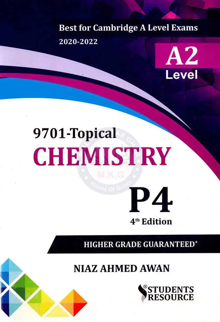 Cambridge A2 Level Topical Chemistry Book By Niaz Ahmed Awan Multan Kitab Ghar