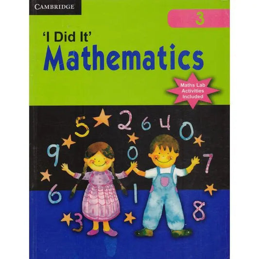 Cambridge I Did it Mathematics Book For Level 3 By Sunrise Publication Multan Kitab Ghar