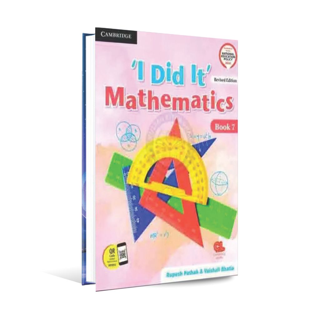 Cambridge I Did it Mathematics Book for class 7 Multan Kitab Ghar