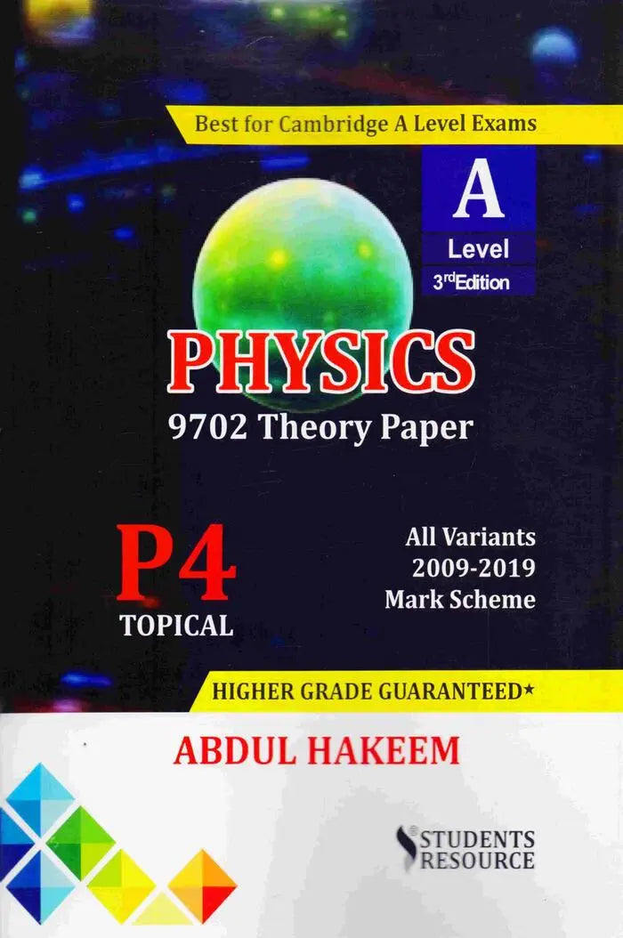 Cambridge Physics Book For A Level P4 Topical By Abdul Hakeem Multan Kitab Ghar