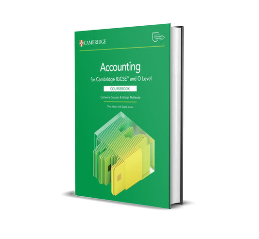 Cambridge IGCSE and O Level Accounting Course book By Catherine Coucom - MKG