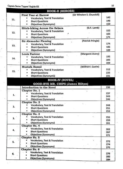 Captain Series Aasaan English Subjective + Objective Book for Class 12 By Mr Emran