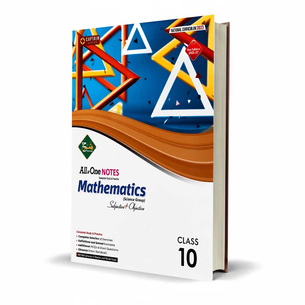 Captain Series Sharrah Mathematics All in One Notes Book for Class 10th Subjective + Objective - MKG