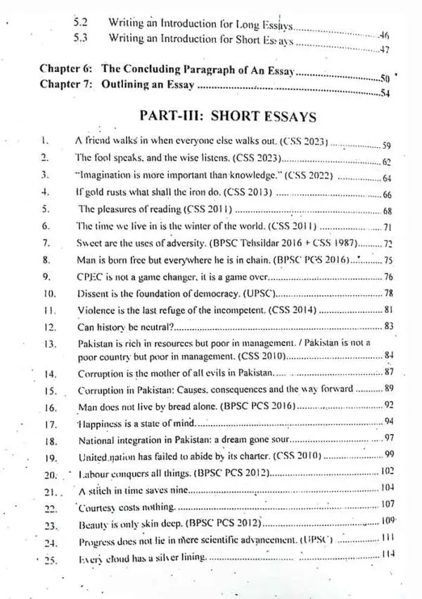 Caravan 100 Great Short Essay for CSS, PMS By Aftab Umrani
