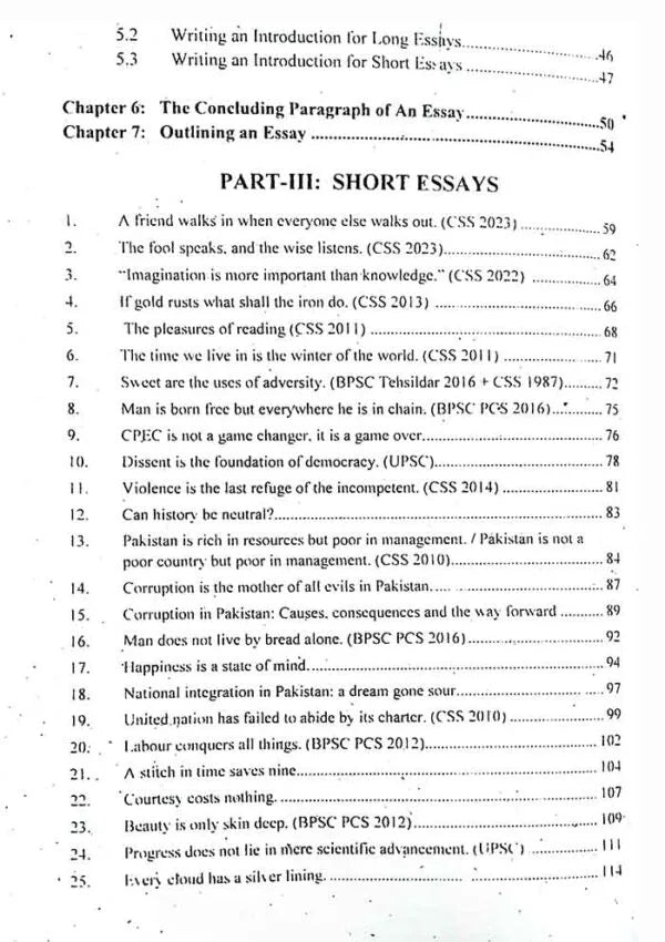 Caravan 100 Great Short Essay for CSS, PMS By Aftab Umrani