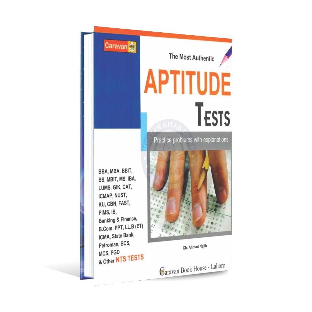 Caravan Aptitude Tests Guide Book By Ch Ahmad Najib Multan Kitab Ghar