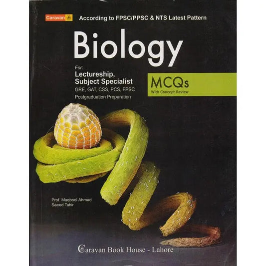 Caravan Biology MCQs Book By Prof. Maqbool Ahmad Multan Kitab Ghar