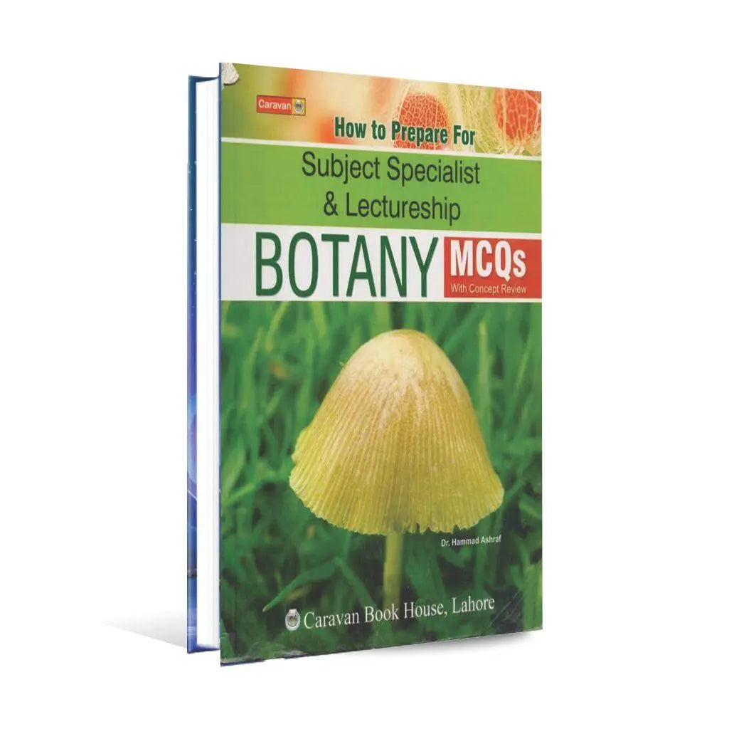 Caravan Botany Subject Specialist Lectureship MCQS Book by Dr. Hammad Ashraf Multan Kitab Ghar