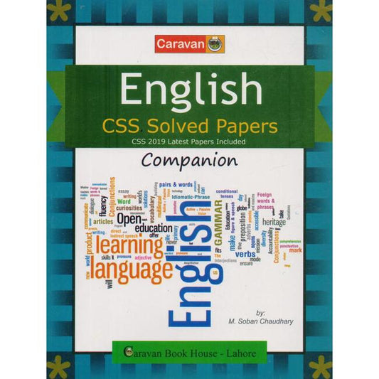 Caravan English CSS Solved Papers Companion by M. Soban Chaudhry Multan Kitab Ghar