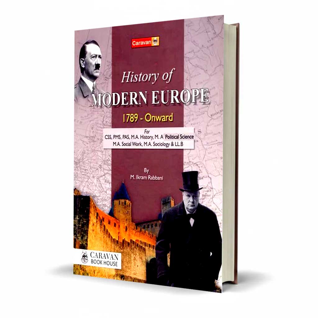 Caravan History of Modern Europe CSS Book 1789-Onwards By Ikram Rabbani